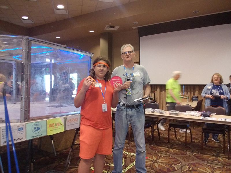 Fairweight First Place\nR.A.M. (Robotic Amazing Machine)\nTeam Fireball - Waukesha, WI US